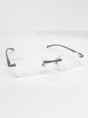 Foster Grant Dustin Rimless reading Glasses in gunmetal +2.75